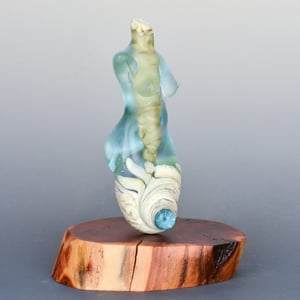 Image of XXL. Sea Glass Goddess - Flamework Glass Sculpture