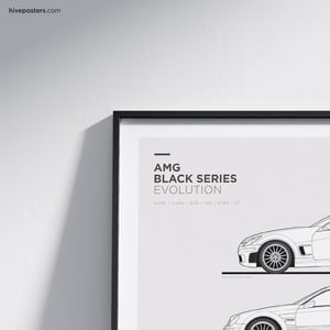 Mercedes AMG Black Series Poster