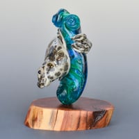Image 5 of XXXXL. Diving Harbor Seal Glass Sculpture #1 - Flamework Glass Sculpture