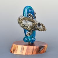 Image 2 of XXXXL. Diving Harbor Seal Glass Sculpture #2 - Flamework Glass Sculpture