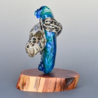 Image 2 of XXXXL. Diving Seal Glass Sculpture #3 - Flamework Glass Sculpture