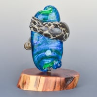 Image 4 of XXXXL. Diving Seal Glass Sculpture #3 - Flamework Glass Sculpture