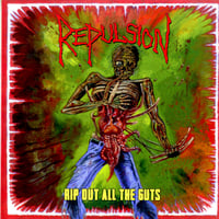 Image 1 of REPULSION - RIP OUT ALL THE GUTS 12" VINYL LP