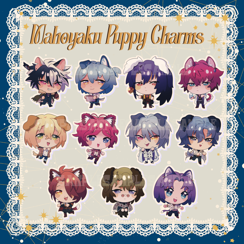 2” Mahoyaku Puppy Charms