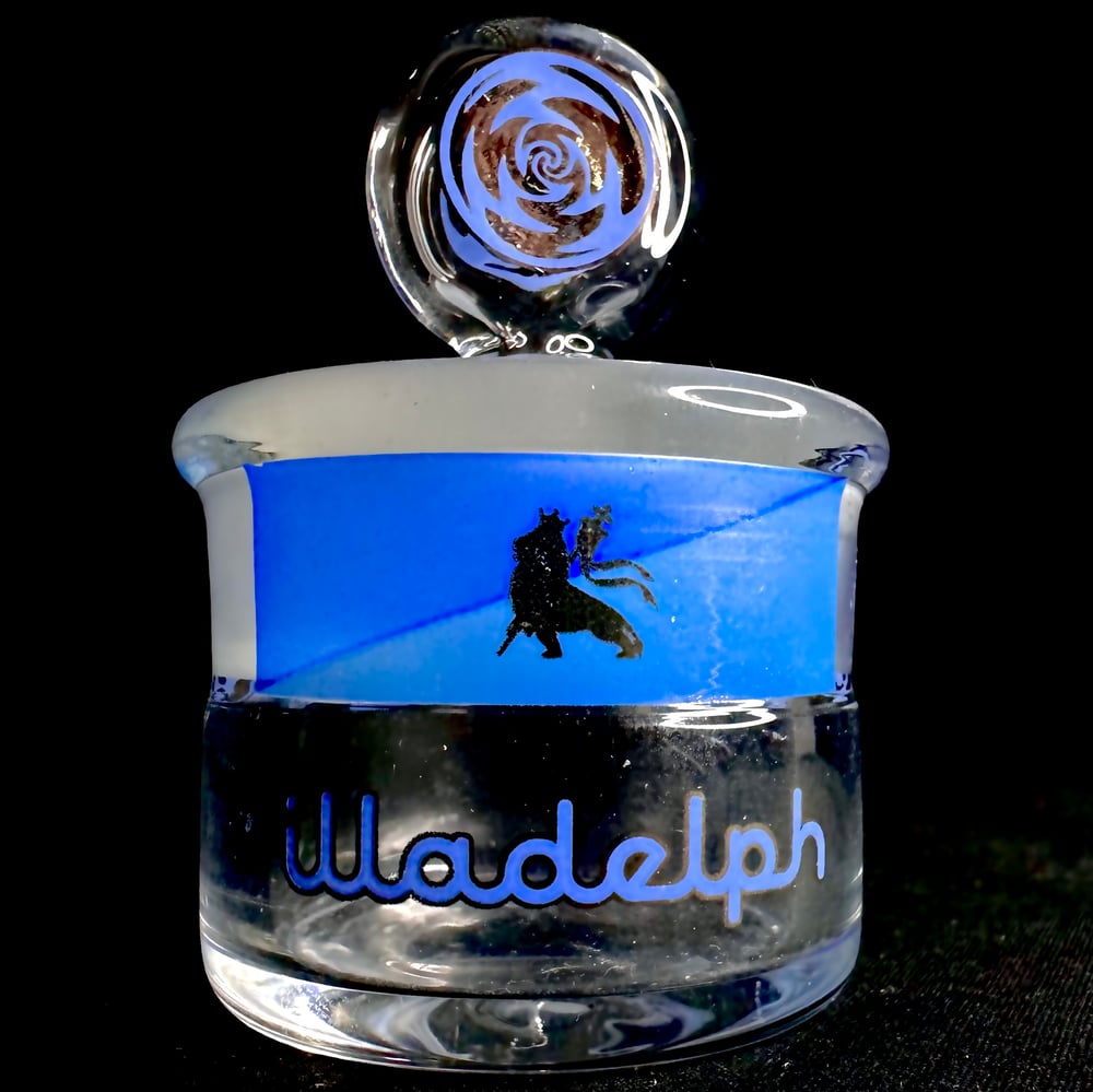 Image of Illadelph Jar (Clear/Blue)