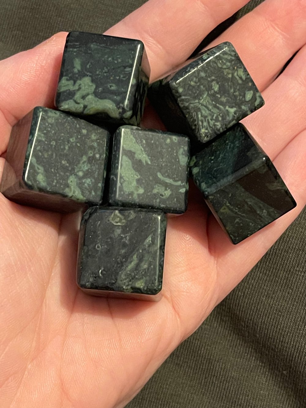 Image of Kambaba Jasper Cubes 