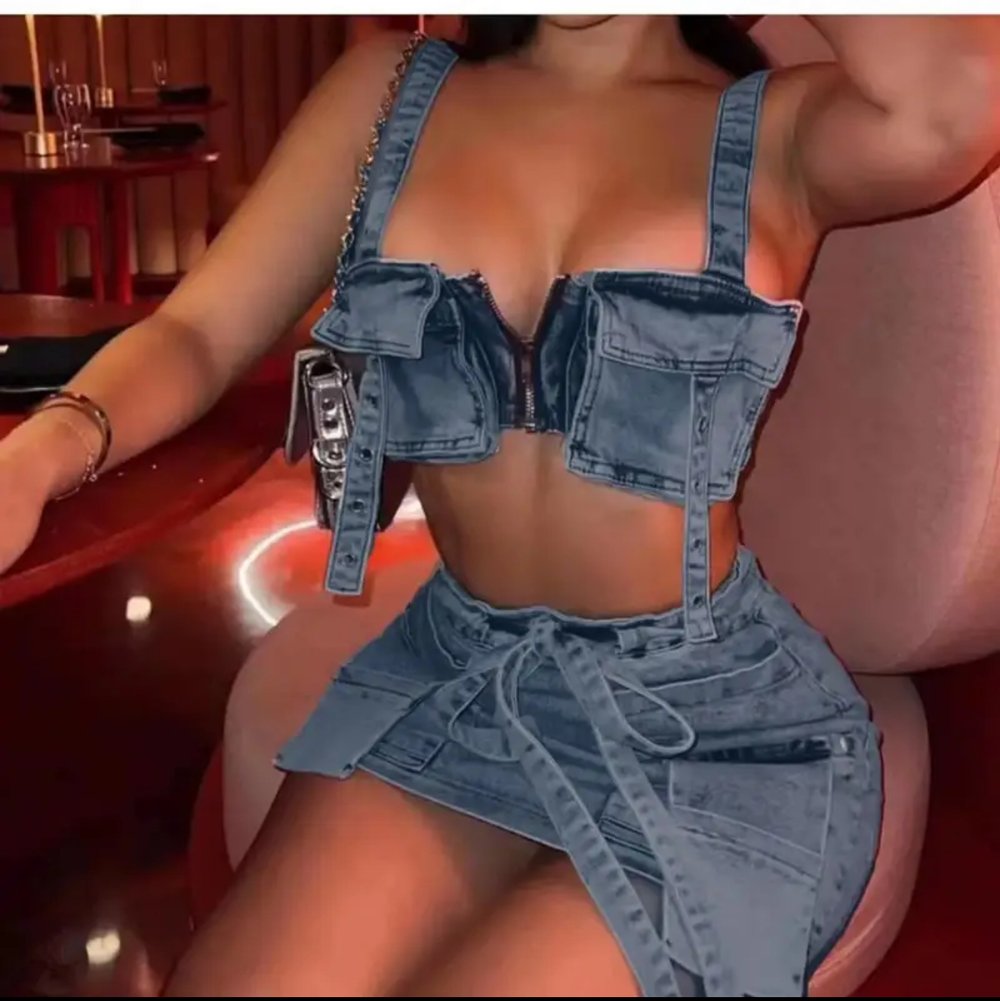 All Denim 2pc set 