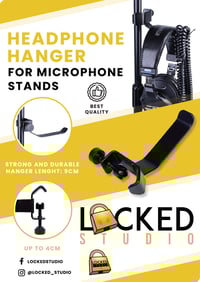 Image 1 of LOCKED STUDIO PRO HEADPHONE HANGER