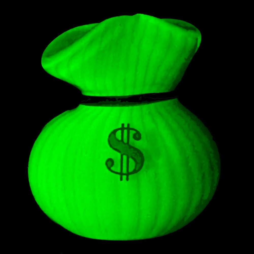 Image of Jag Money Bag Illuminati UV