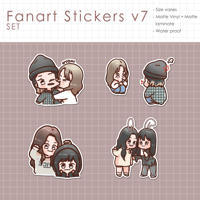 Image 2 of Fan art stickers v7-8