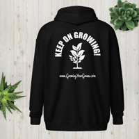 Image 1 of Keep On Growing! Unisex heavy blend zip hoodie