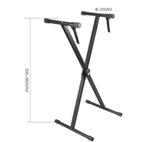Image 4 of LOCKED STUDIO PIANO KEYBOARD MUSICAL INSTRUMENTS PIANO SINGLE X STAND