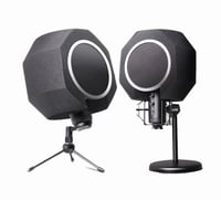 Image 5 of LOCKED STUDIO MICROPHONE SOUND ISOLATION SHEILD SCREEN BALL