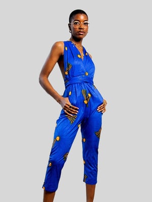 Image of African Print Jumpsuit - Izara