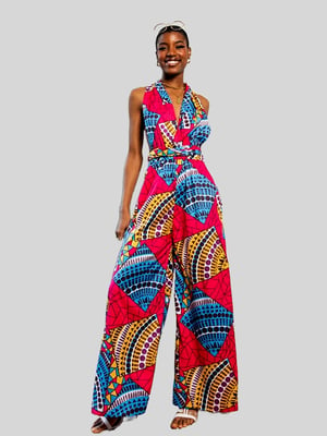 Image of African Print Jumpsuit - Essa