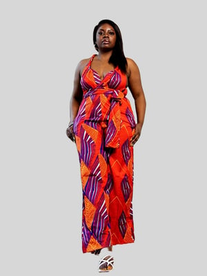 Image of African Print Jumpsuit - Chira