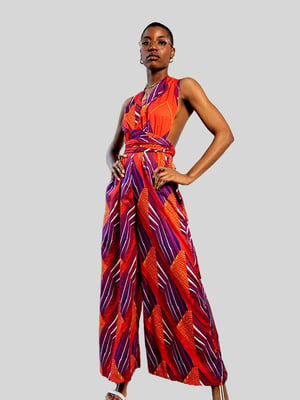 Image of African Print Jumpsuit - Chira