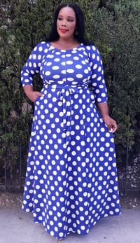 Image 2 of Blue polka dots 