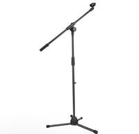 Image 1 of TRIPOD MICROPHONE STAND WITH EXTENDING BOOm 