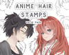 Anime Hair Stamps Value Pack