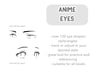 Anime Eye Stamps Value Pack