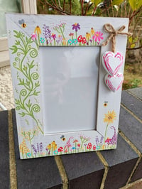 Image 1 of Hand painted photo frame