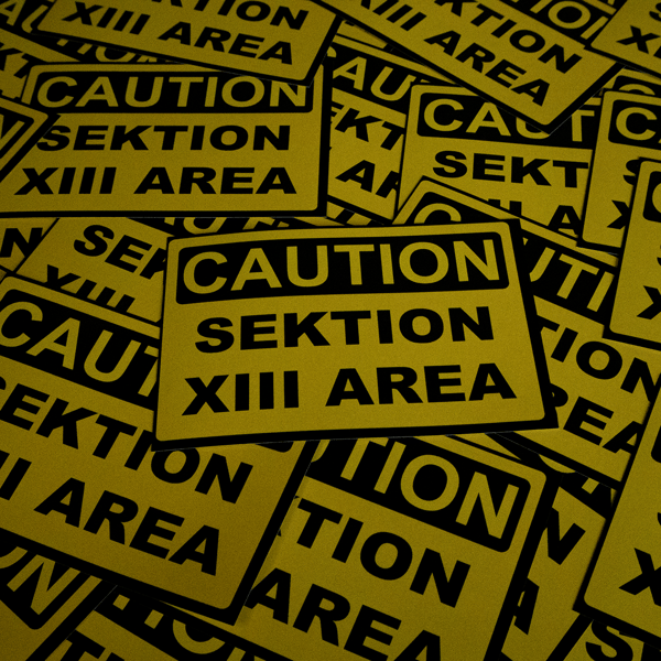 Image of Caution stickers