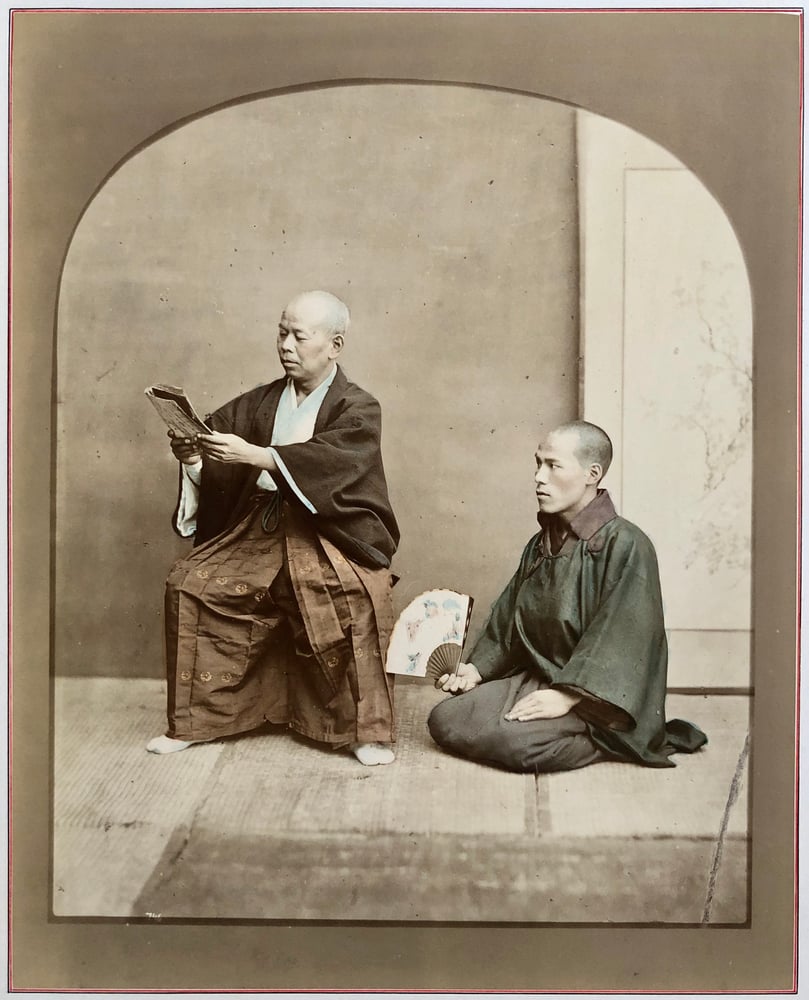 Image of Baron von Stillfried: Japanese professor, ca. 1875