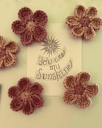 Image 2 of Flower Power Crochet & Knitting workshop February 27th  7-9.15pm