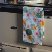 Garden Blooms Cotton Tea Towel
