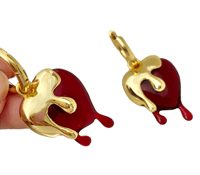 Image 2 of You Melt My Heart Earrings