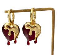Image 4 of You Melt My Heart Earrings