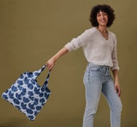 Image 4 of Blu Bag Reusable Shopper Tote - Modern Poppy