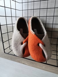 Image 4 of AUTUMN felted wool slippers UK4