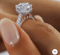 Image 4 of Just Say Yes CZ Round Solitaire Ring