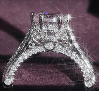 Image 2 of Just Say Yes CZ Round Solitaire Ring