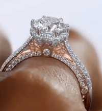 Image 3 of Just Say Yes CZ Round Solitaire Ring