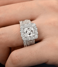 Image 2 of CZ Marry Me Wedding Set