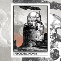 Image of PSYCHOTIC MONKS gigposter Paris 2019 I