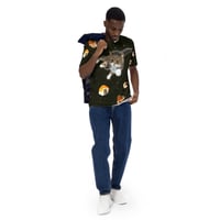 Image 4 of Sushi Cat in Space  - All Over Print Men's/Unisex T-shirt 