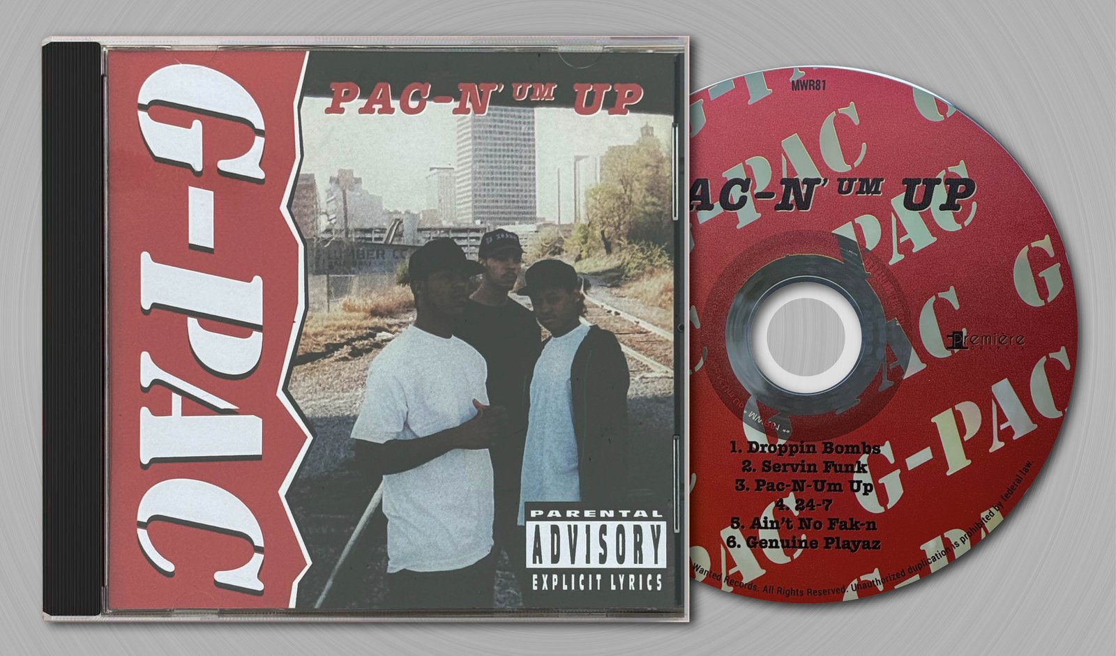 CD: G-Pac – Pac-N' Um Up 1995-2023 REISSUE (Oklahoma City, OK