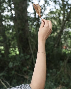 Image of 9ct gold 'Mill grain' chain bracelet - made to order in 4 weeks