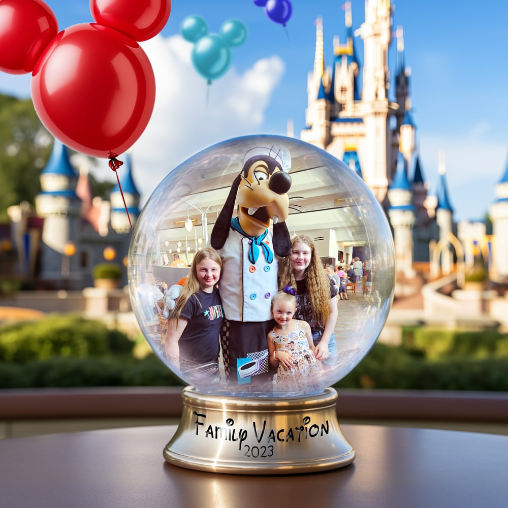 Image of Family Vacation Globe- Disney World 