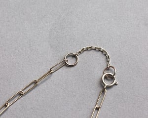 Image of 9ct gold 'Mill grain' chain bracelet