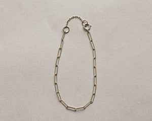 Image of 9ct gold 'Mill grain' chain bracelet