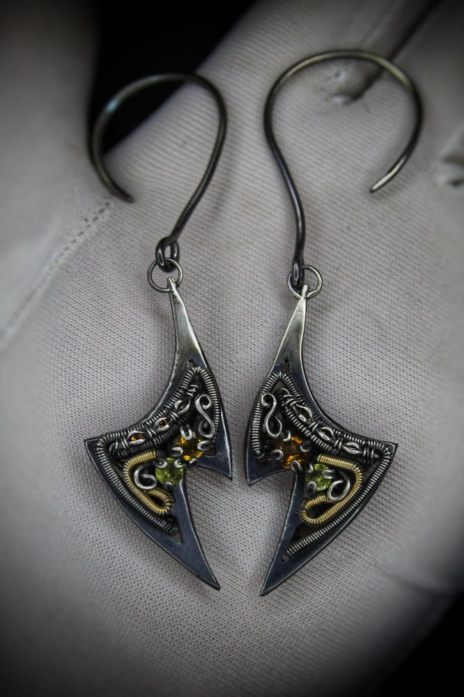 Image of Bolt earrings collab with Joshua Boyle