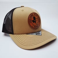 Image 4 of TEXAS LONE STAR LEATHER PATCH MESH SNAPBACK