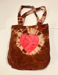 Image 2 of Hausshold Canvas Tote Bag with Heart Applique