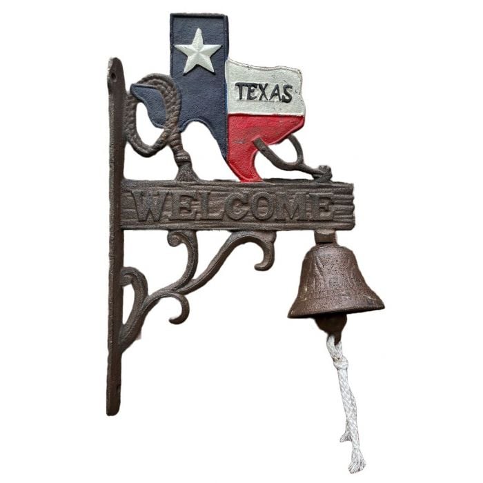 TEXAS DECOR - CAST IRON TEXAS BELL | Boulevard City Shop