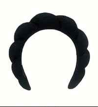 Black foam cloth headband 